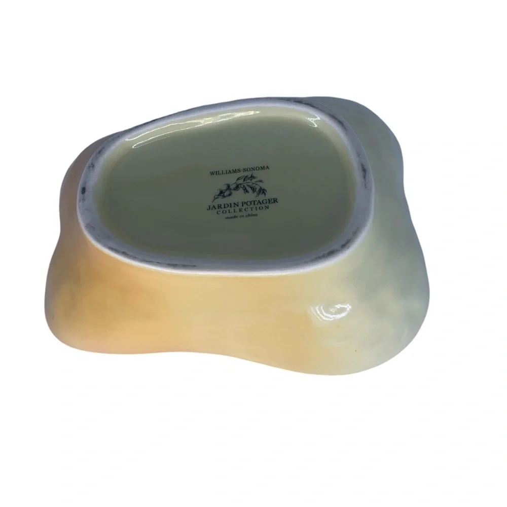 Williams Sonoma Jardin Potager Collection Pepper Dipping Snacks Dish Bowl